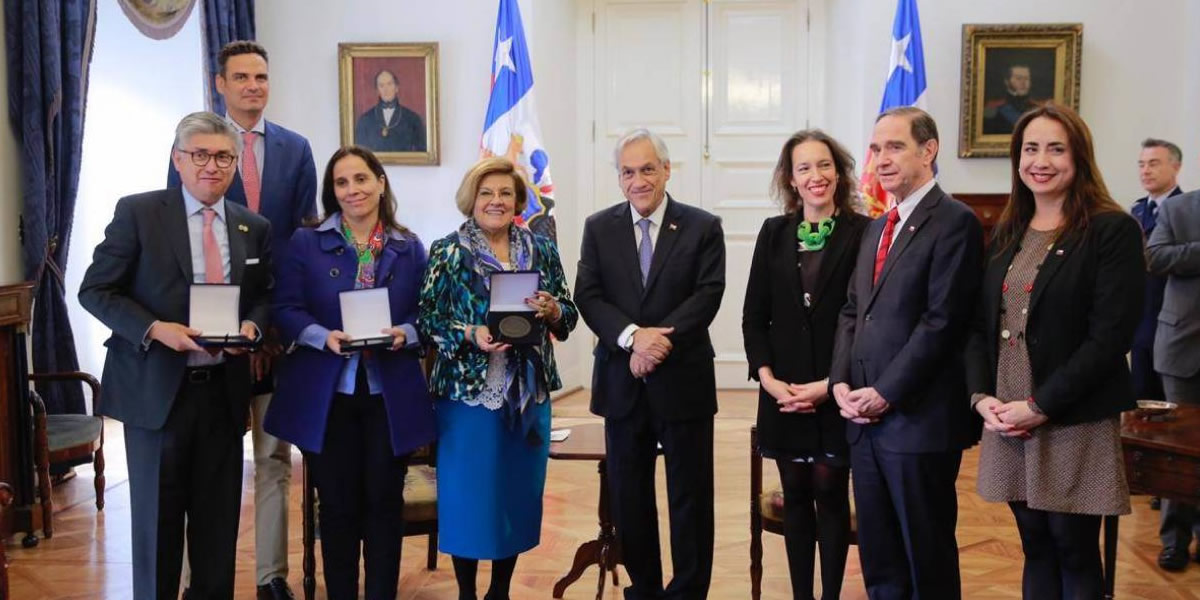 Esmeralda Arosemena, presidente de la CIDH, se reunió con Sebastián Piñera en La Moneda